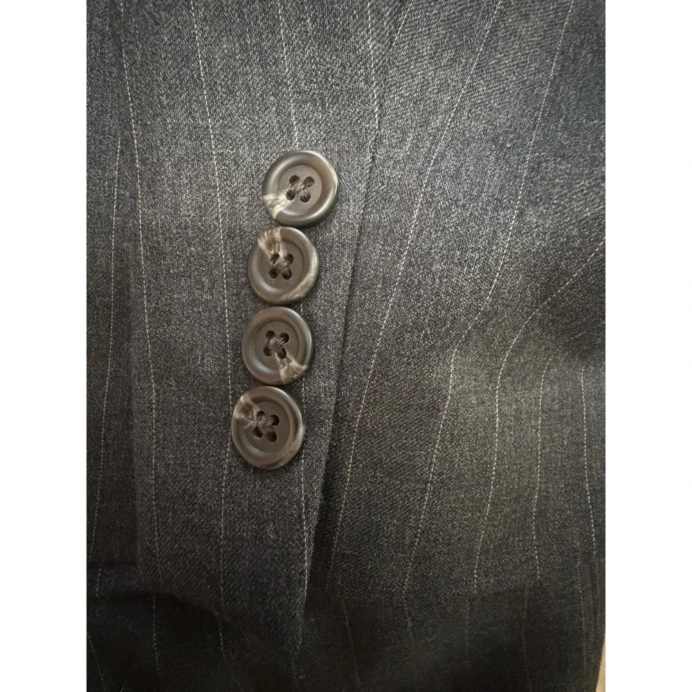Lauren by Ralph Lauren Gray Classic Wool Sports Blazer Suit Jacket Size 42L